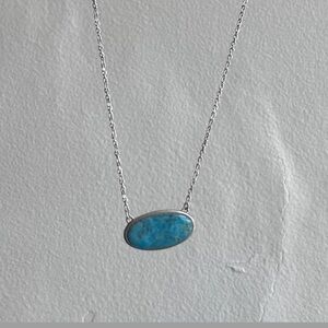 925 Sterling Silver Turquoise Necklace